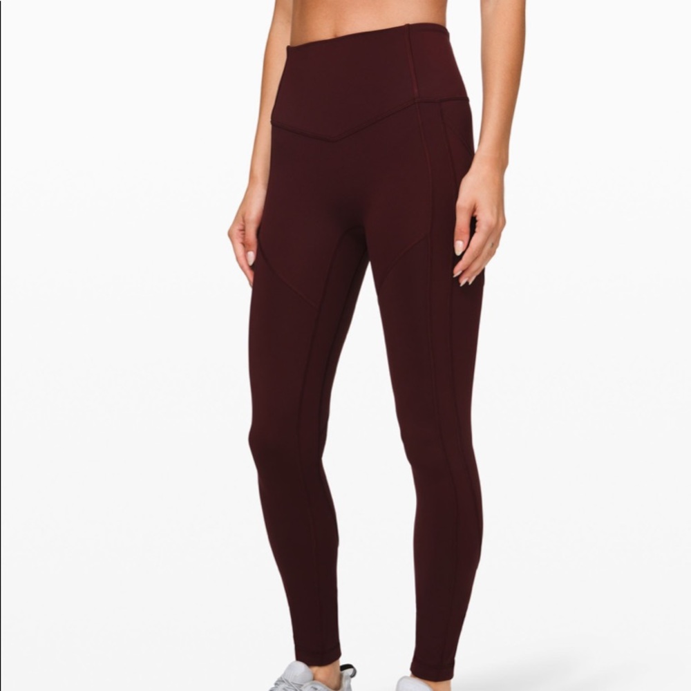 ALL THE RIGHT PLACES PANT II 28" 
Garnet